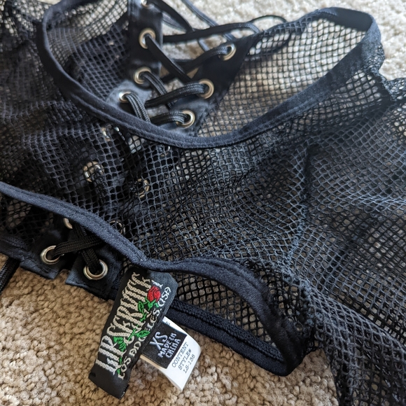 Lip Service Fishnet Bolero Shrug - Picture 7 of 9